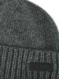 knitted ribbed hat