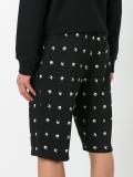birds print track shorts