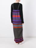 striped maxi dress