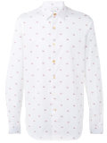 peace embroidered shirt