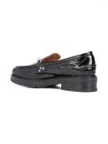 chain detailing loafers