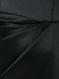 draped mini dress