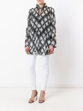 gathered collar blouse 