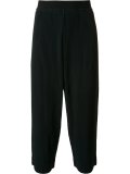 pleated cropped trousers 