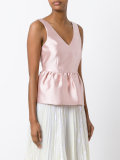 flared hem tank top
