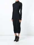 turtleneck maxi dress