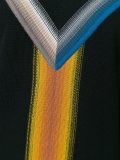 V-neck knitted dress