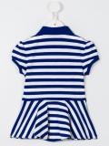 striped polo shirt dress