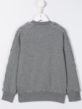 cable knit accent sweatshirt