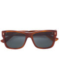 transparent square frame sunglasses