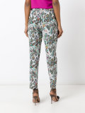 printed cropped trousers 