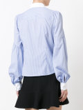 bishop sleeve button down shirt