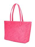 logo embossed tote