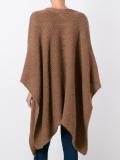 classic knit poncho