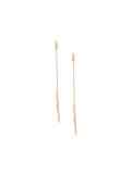 Illusion long drop earrings