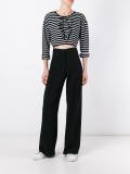 striped crop jumper
