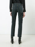 distressed straight-leg jeans 