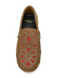 'Finha' embroidered moccasins