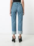 cropped boyfriend jeans