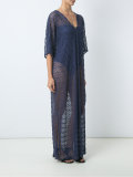 v neck kaftan