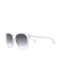 oversize gradient square sunglasses