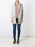 zipped short coat 