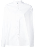 band collar shirt