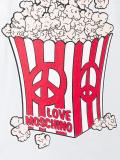 'Pop Corn' print T-shirt