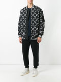 square latin bomber jacket 