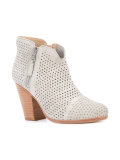 perforated decoration ankle boots