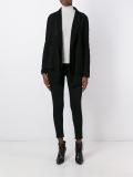 open front shearling jacket