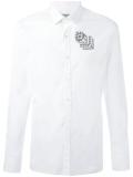 rose tattoo embroidered shirt