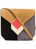 colour block crossbody bag