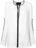 gathered sleeves blouse 
