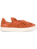 bow slip-on sneakers