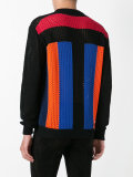 striped pointelle jumper