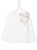 bow detail T-shirt