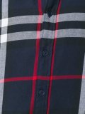 checked button-down shirt