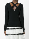 criss cross back jumper