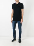 embroidered logo polo shirt 