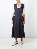 'Splits and Bows Twill Apron' dress