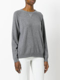 knitted long sleeve sweatshirt