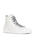 printed lace hi-tops