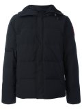 quilted hooded coat