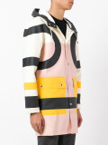 colour block coat