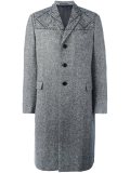 studded herringbone coat