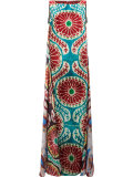 patterned maxi dress