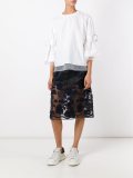 patched skirt 