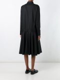 pleated shirt dress