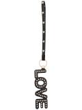 studded 'Love' keyring